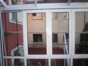 Zastakljivanje terase, ALU prozori